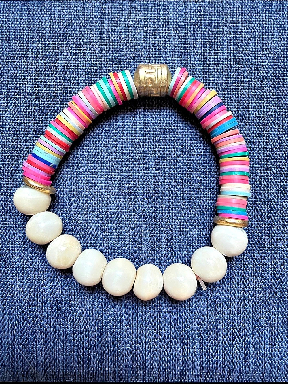 Multicolor Beaded Bracelet Like New